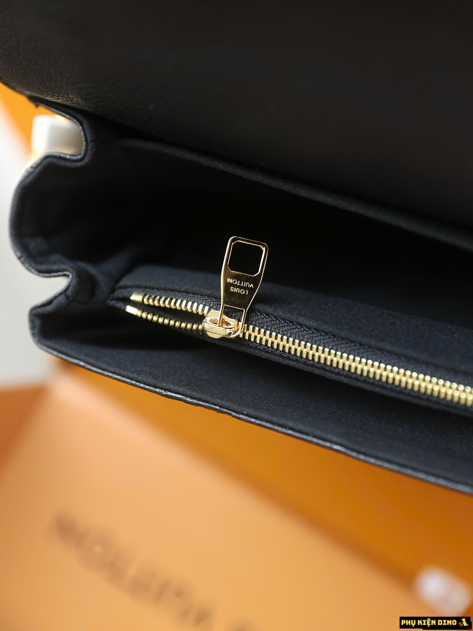 Túi Louis Vuitton LV Pochette Metis East West Cream Black Fullbox 21 Túi Đeo Vai LV Pochette Metis East West Màu Đen