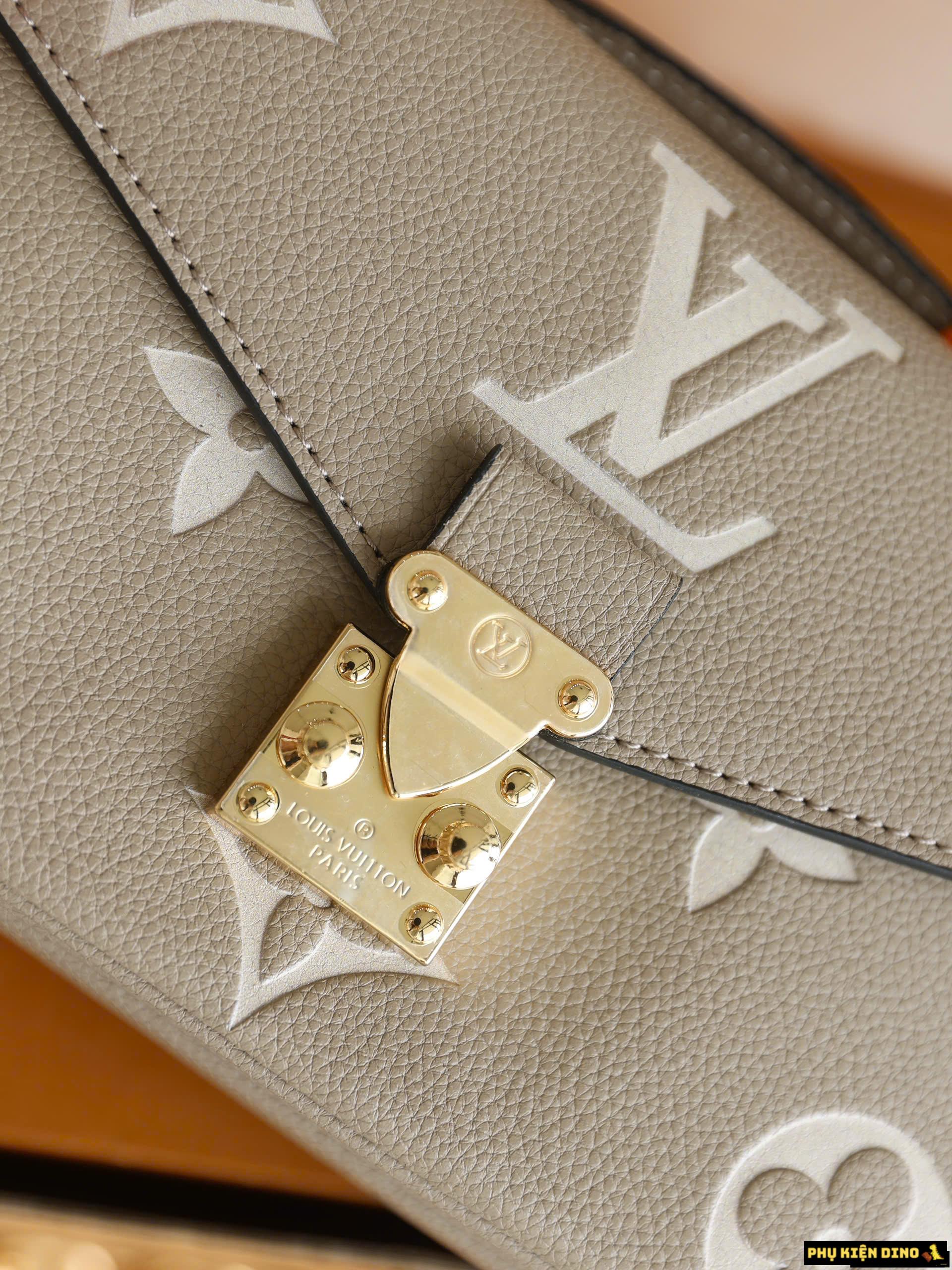 Túi Louis Vuitton LV Pochette Metis East West Cream Black Fullbox 19 Túi Đeo Vai LV Pochette Metis East West Màu Kem