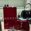 Túi Nữ Gucci Jackie Notte Python Mini Black Red 13 Túi Gucci Jackie Notte Mini Burgundy Patent Leather Fullbox