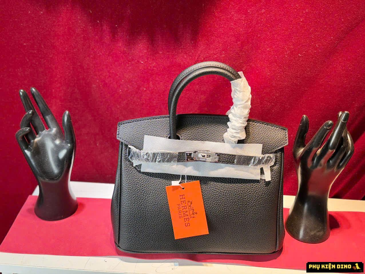 Túi Hermes Birkin Size 25 Togo Gris Pantin 9 Túi Hermes Birkin Size 25 Togo Black