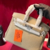 Túi Hermes Birkin Size 25 Togo Gris Pantin 22 Túi Hermes Birkin Size 25 Togo Cream Nâu Nhạt