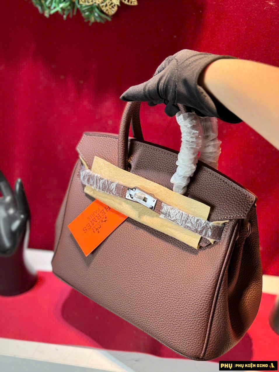 Túi Hermes Birkin Size 25 Togo Gris Pantin 11 Túi Hermes Birkin Size 25 Togo Đỏ Đô