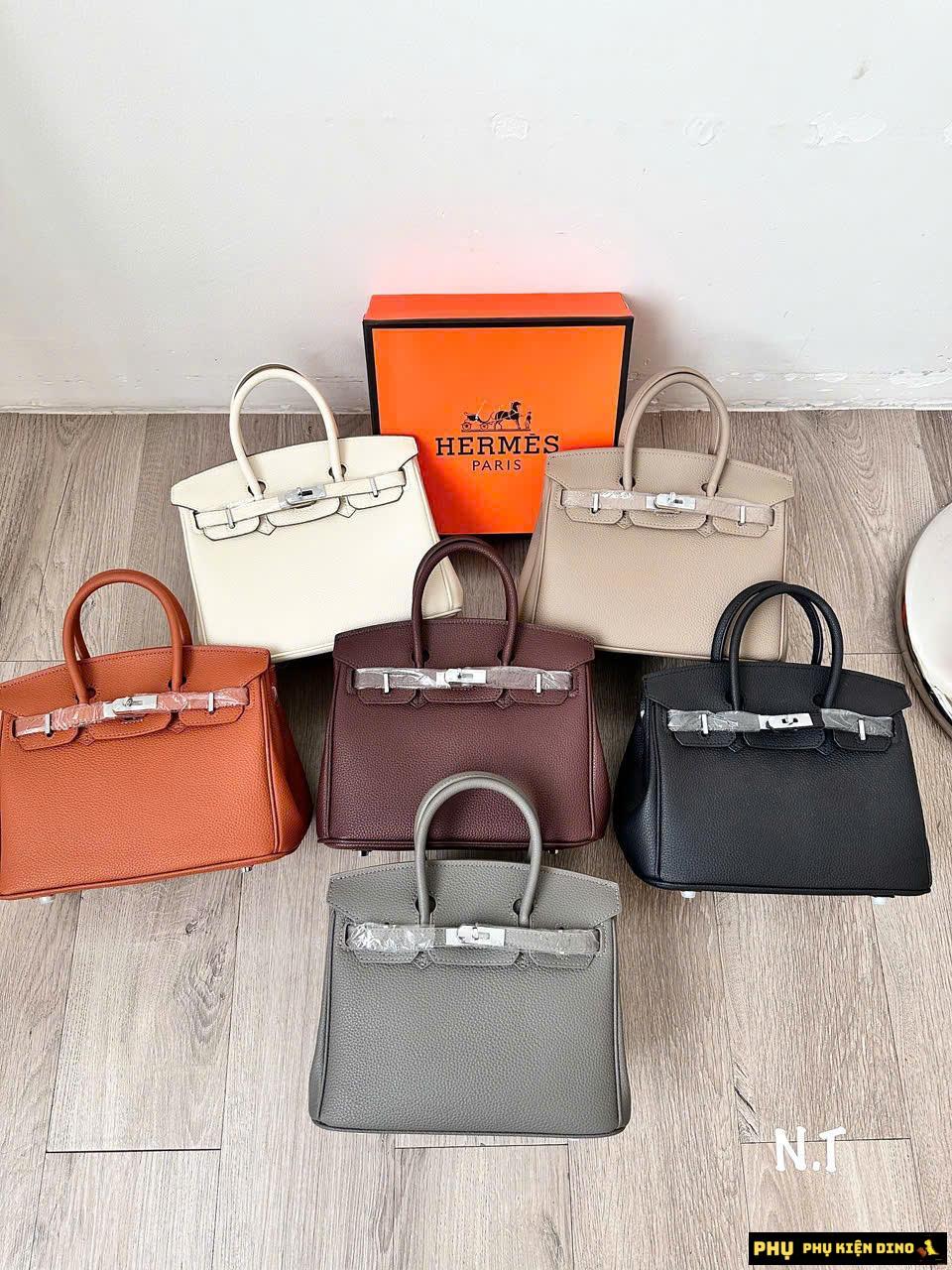 Túi Hermes Birkin Size 25 Togo Gris Pantin 13 Túi Hermes Birkin Size 25 Togo Gris Pantin 6 Màu