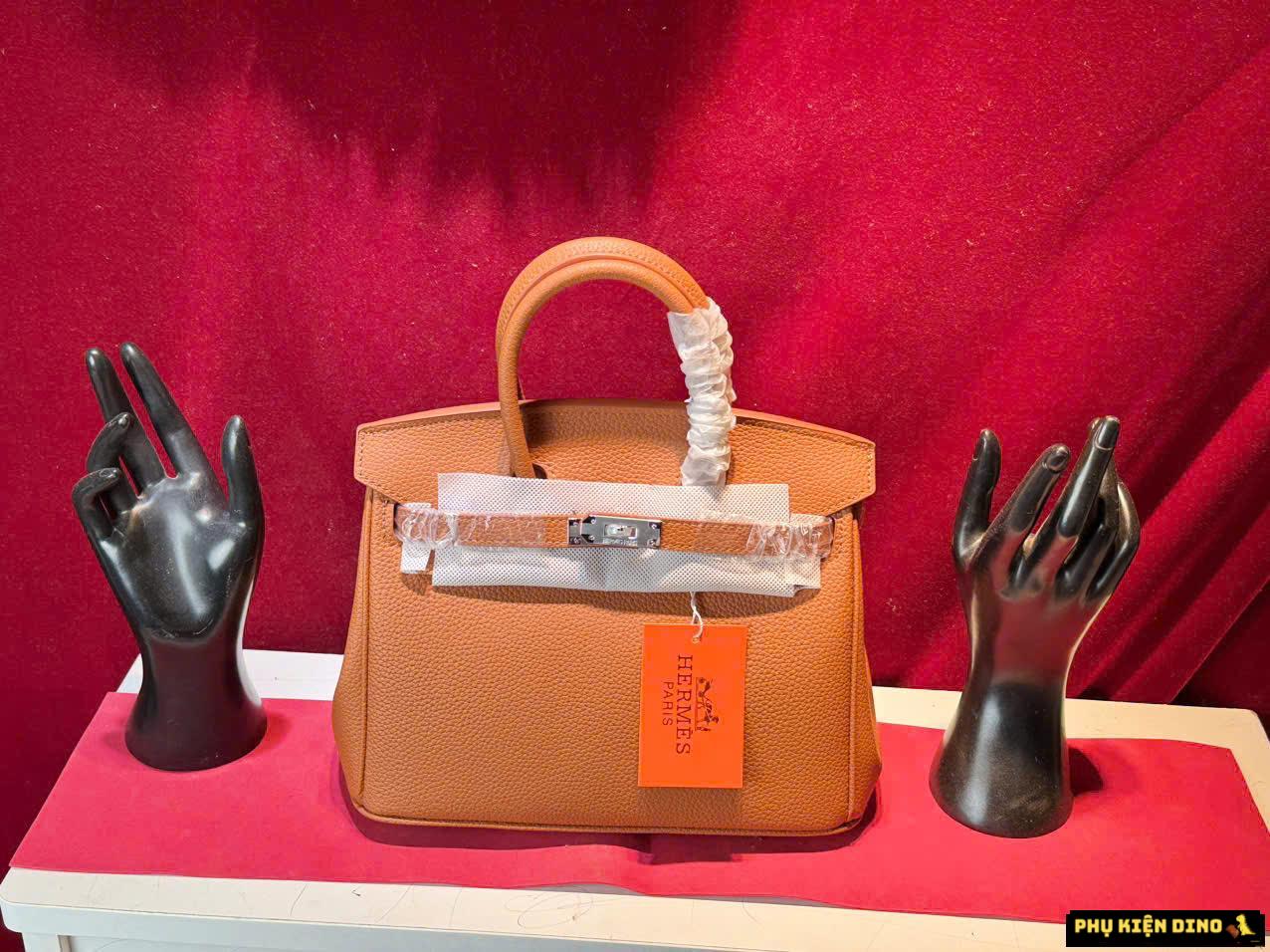 Túi Hermes Birkin Size 25 Togo Gris Pantin 2 Túi Hermes Birkin Size 25 Togo Gris Pantin Orange Cam