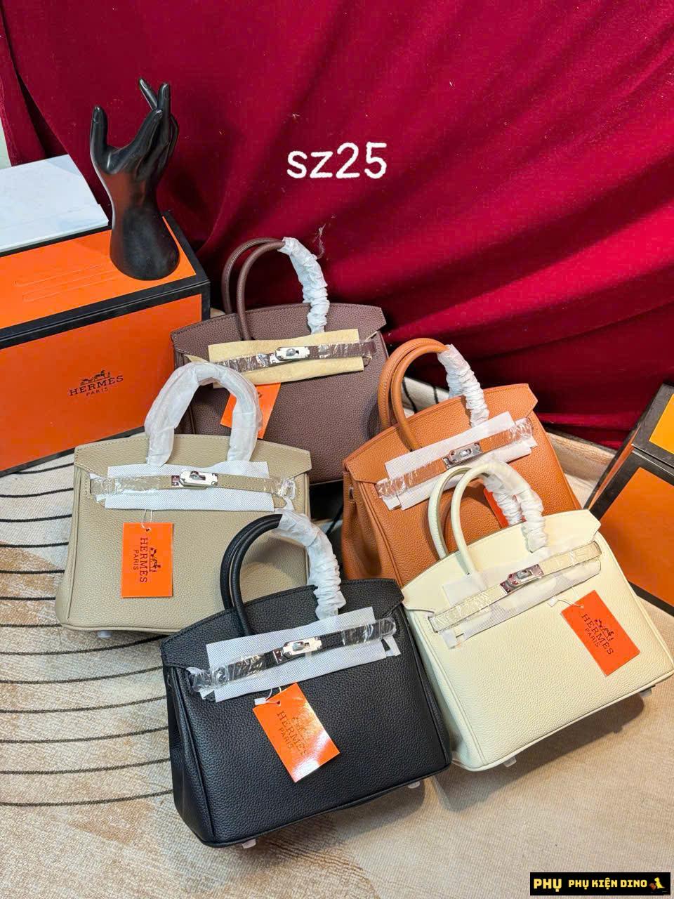 Túi Hermes Birkin Size 25 Togo Gris Pantin 1 Túi Hermes Birkin Size 25 Togo Gris Pantin