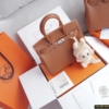 Túi Hermes Swift Birkin Size 20 25 30 Handbag Brown Màu Nâu 11 Túi Hermes Birkin Swift Màu Nâu Chân Đế Bọc Cao Su