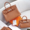 Túi Hermes Swift Birkin Size 20 25 30 Handbag Brown Màu Nâu 9 Túi Hermes Swift Birkin Brown Leather Handbag Màu Nâu Size 20 và Size 30