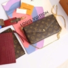 Túi Louis Vuitton LV Félicie Pochette Monogram Brown M81896 17 Túi Louis Vuitton LV Félicie Nâu