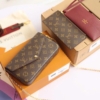 Túi Louis Vuitton LV Félicie Pochette Monogram Brown M81896 14 Túi Louis Vuitton LV Félicie Pochette Monogram Brown