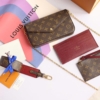 Túi Louis Vuitton LV Félicie Pochette Monogram Brown M81896 16 Túi Louis Vuitton LV Félicie Pochette Monogram Brown M81896