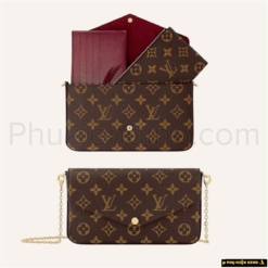 Phụ Kiện Dino - Phụ kiện thời trang thời thượng 24 Túi Louis Vuitton LV Félicie Pochette Monogram Brown M81896