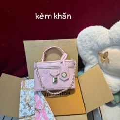 Túi Louis Vuitton LV Vanity Chain Pouch Fullbox Kèm Khăn