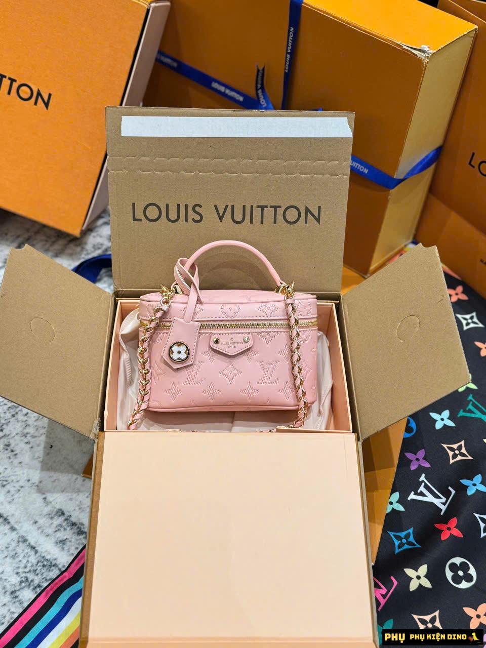 Túi Louis Vuitton LV Vanity Chain Pouch Fullbox Kèm Khăn Size 18 13 Túi Louis Vuitton LV Vanity Chain Pouch Fullbox