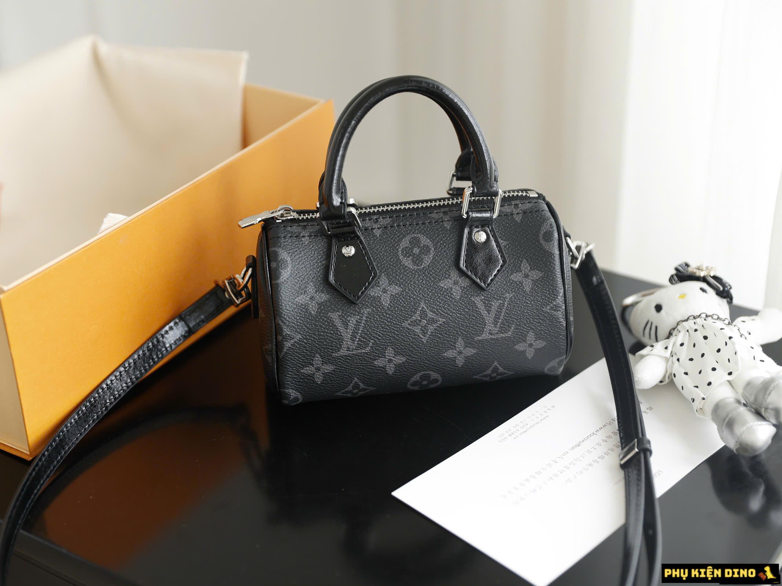 Túi Louis Vuitton Nano Speedy Eclipse M26573 Size 16 Chuẩn Code Túi Louis Vuitton Nano Speedy Eclipse M26573 Size 16 Chuẩn Code