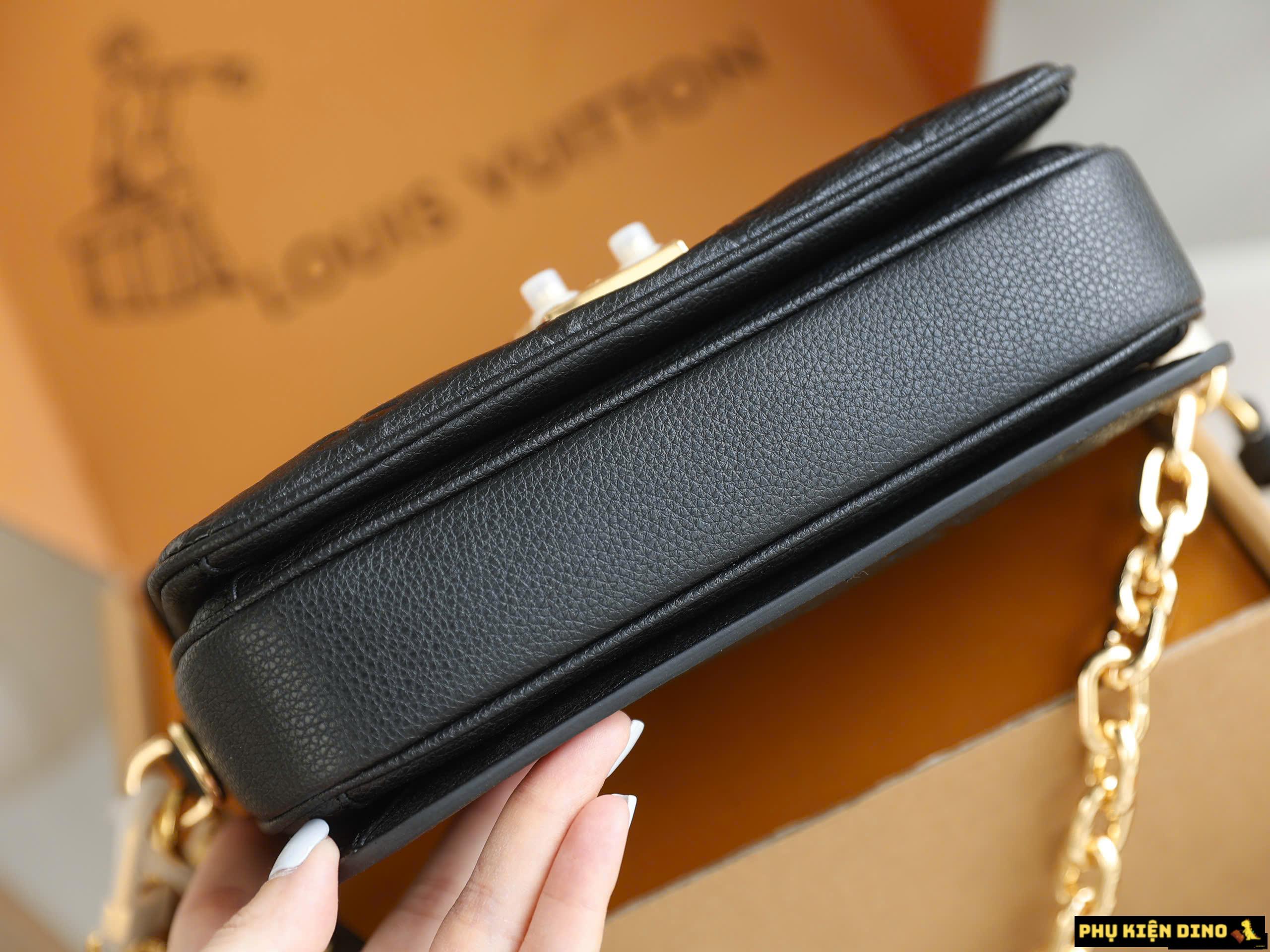 Túi Louis Vuitton LV Pochette Metis East West Cream Black Fullbox 14 Túi Louis Vuitton Pochette Metis East West Size 21 Màu Đen Fullbox