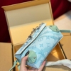 Túi Louis Vuitton LV Steamer Wearable Wallet Aquagarden Size 18 M22637 23 Túi Louis Vuitton Steamer Họa Tiết 3D Aquagarden