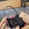 Túi LV CarryAll Shoulder Bag In Leather Màu Đen