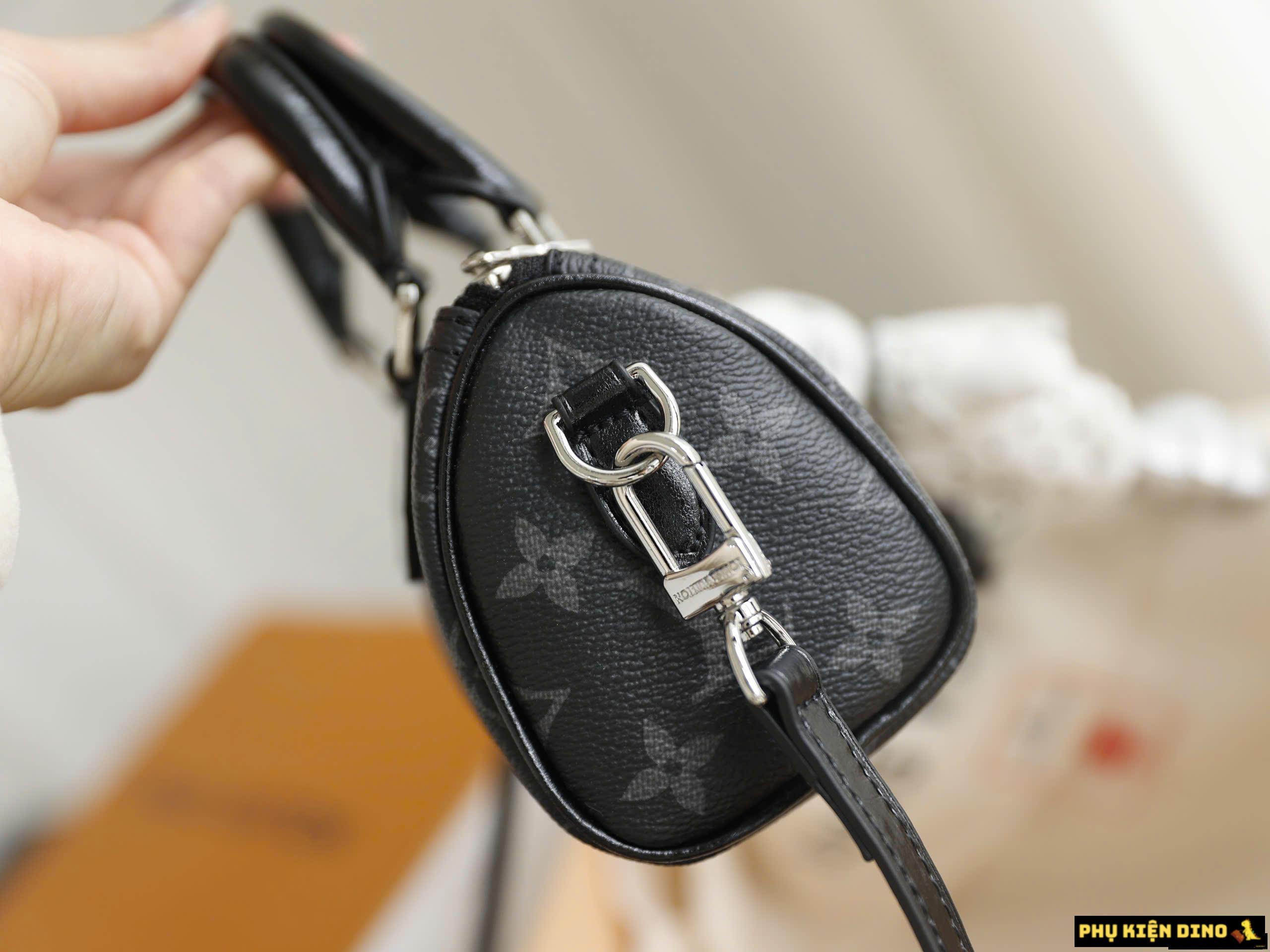 Túi LV Mini Speedy Monogram Eclipse 16cm Mới Nhất Túi LV Mini Speedy Monogram Eclipse 16cm Mới Nhất