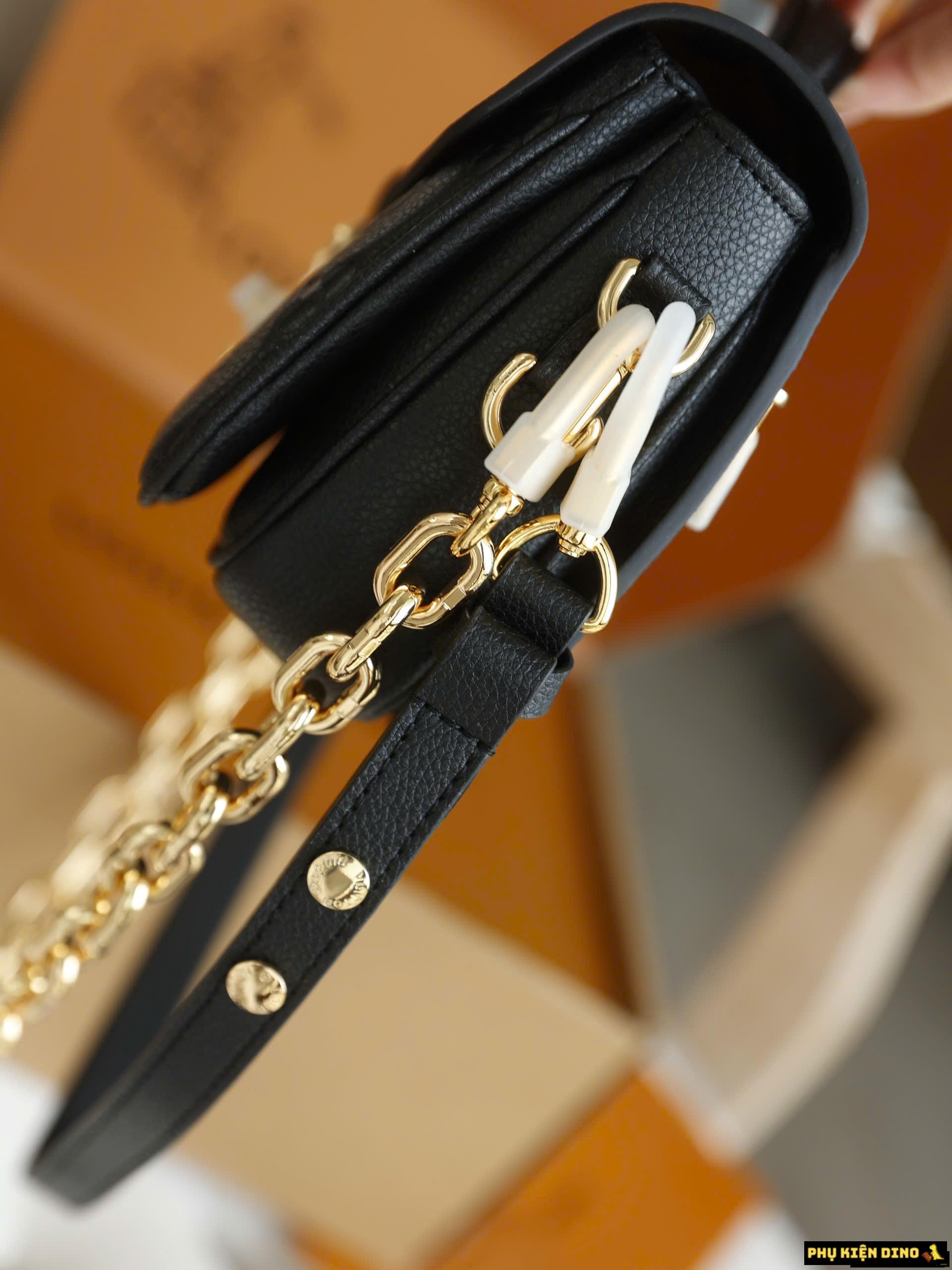 Túi Louis Vuitton LV Pochette Metis East West Cream Black Fullbox 9 Túi LV Pochette Metis East West Size 21cm Màu Đen Box Nam Châm 2 Lớp