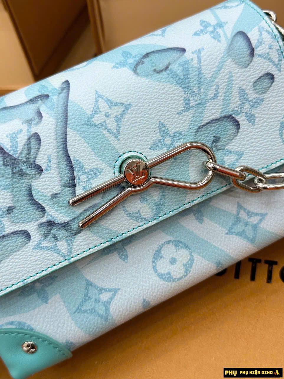 Túi Louis Vuitton LV Steamer Wearable Wallet Aquagarden Size 18 M22637 8 Túi LV Steamer Aquagarden Size 18 Full 2 Box Cao Cấp