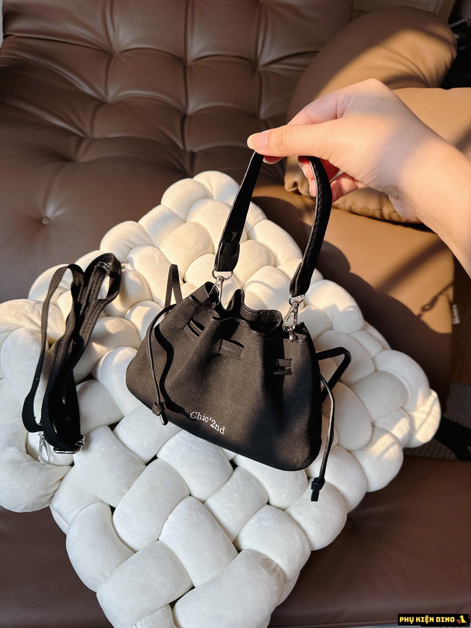 Túi Rút Mini Chio 2nd Màu Nâu Đậm Cam Đất Đỏ Đất New Arrival 6 Túi Rút Mini Chio 2nd Màu Nâu Đậm Hot Trend