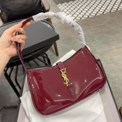 Túi Saint Laurent Le 5 A 7 Dark Red Wine Patent Fullset