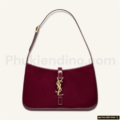 Túi Saint Laurent Le 5 A 7 Patent Dark Red Wine Fullbox