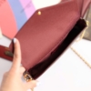 Túi Louis Vuitton LV Félicie Pochette Monogram Brown M81896 22 Túi Ví Louis Vuitton LV Félicie Pochette Monogram