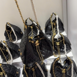 Túi Xách Chanel Small Hobo Màu Đen Da Bê Caviar Đầy Đủ Hộp