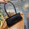 Túi Charles & Keith CNK Hazel Bow Elongated Shoulder Bag 28 Túi Xách Nữ CNK Hazel Bow Elongated Trapeze Shoulder Bag Màu Đen