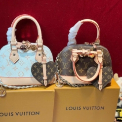 Túi Xách Nữ Louis Vuitton LV Hến Alma BB Charm Heart Fullbox Size 20