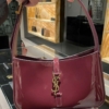 Túi Saint Laurent Le 5 A 7 Patent Dark Red Wine Fullbox 14 Túi YSL Le 5 A 7 Shoulder Bag Patent Dark Red Wine