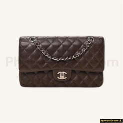 Phụ Kiện Dino - Túi Xách Luxyry 22 Túi Chanel Caviar Quilted Medium Double Flap Brown