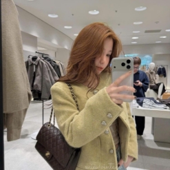 Túi Chanel Caviar Quilted Medium Double Flap Brown