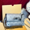 Túi Nam Louis Vuitton LV Steamer Wearable Monogram Eclipse M81783 24 Túi Đeo Chéo Nam Louis Vuitton Steamer Wearable Màu Ghi Fullbox