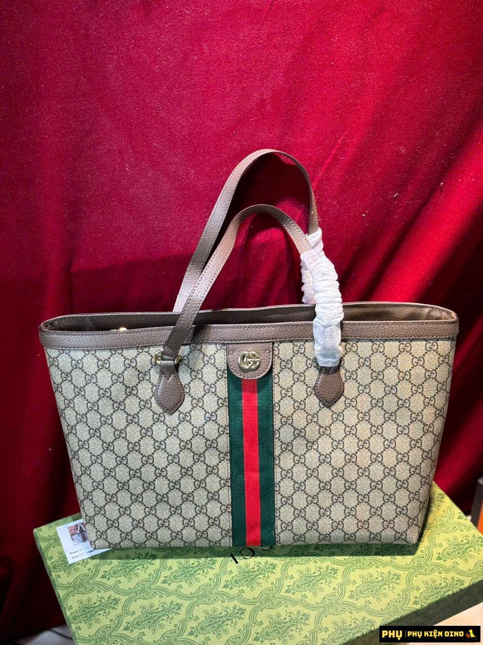 Túi Gucci Ophidia Large Tote Bag Có Khóa Kéo Fullbox Size 38 1 Túi Đeo Vai Gucci Ophidia Large Tote Bag Bản Chuẩn Đẹp Fullbox