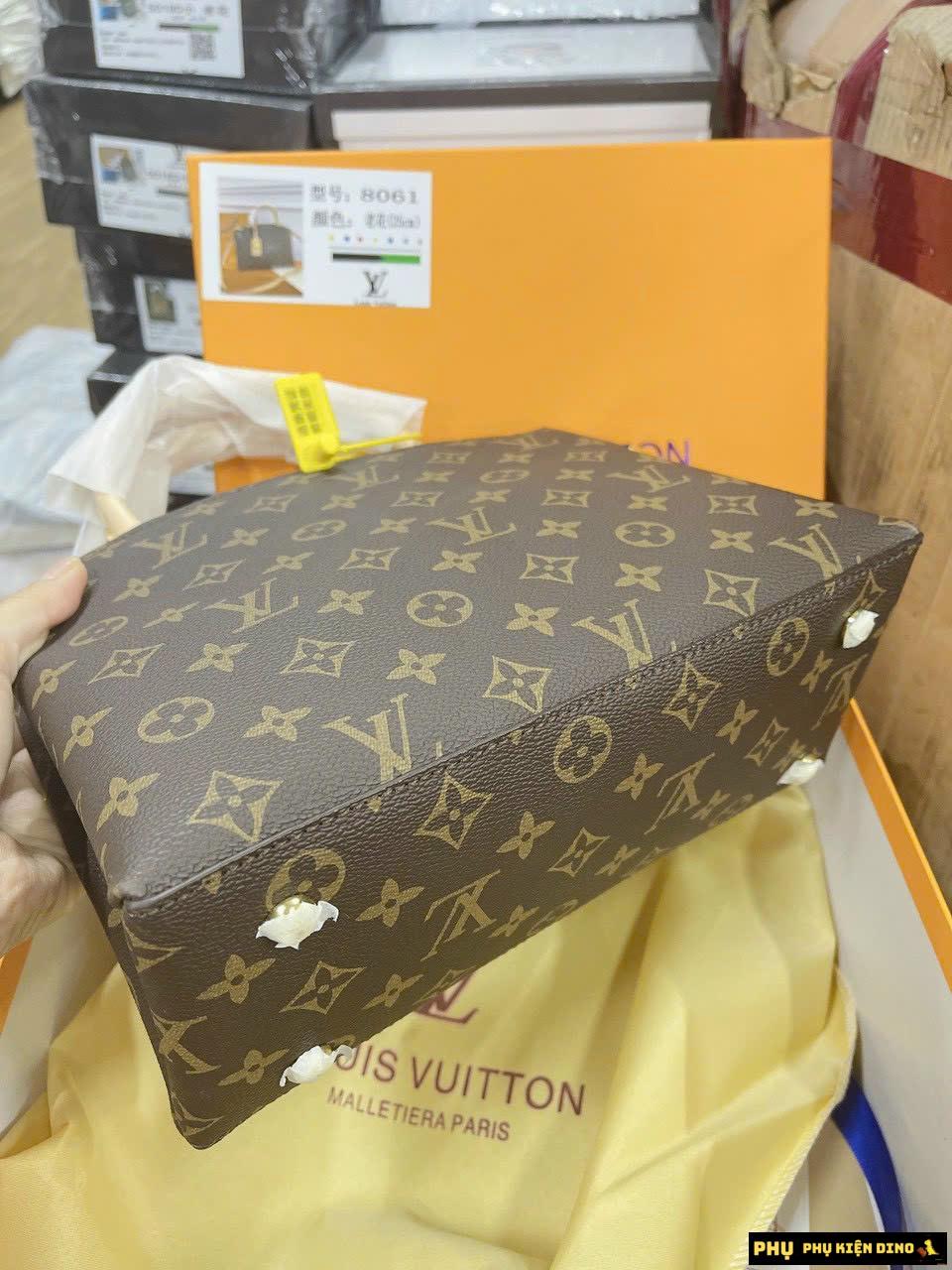 Túi Louis Vuitton Petit Palais Tote Bag Brown M45900 3 Túi Đeo Vai Louis Vuitton Petit Palais Tote Bag Brown