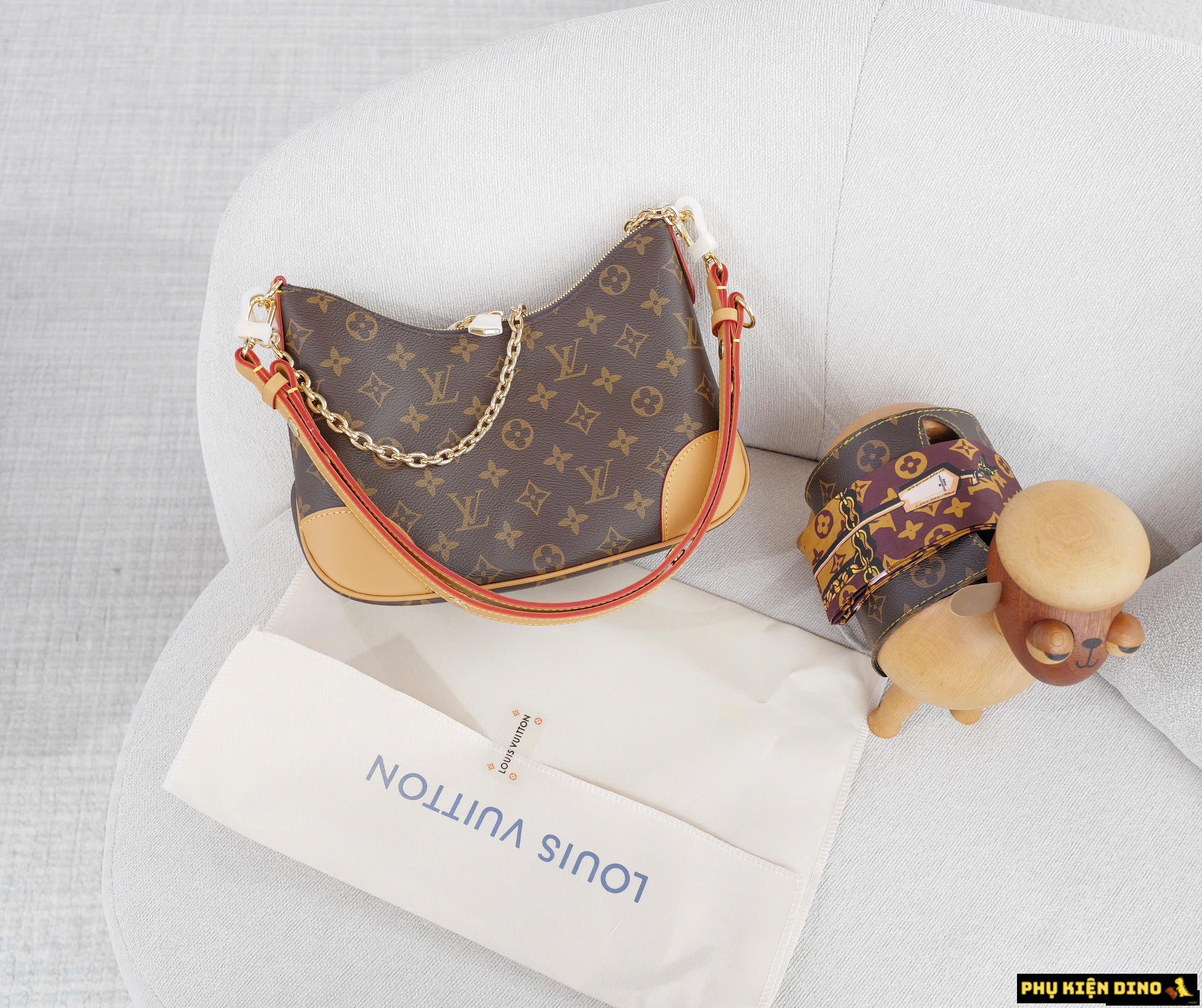 Túi Louis Vuitton LV Boulogne PM M45832 5 Túi Đeo Vai LV Boulogne Size 29cm Monogram Super Vip Đẹp Nét