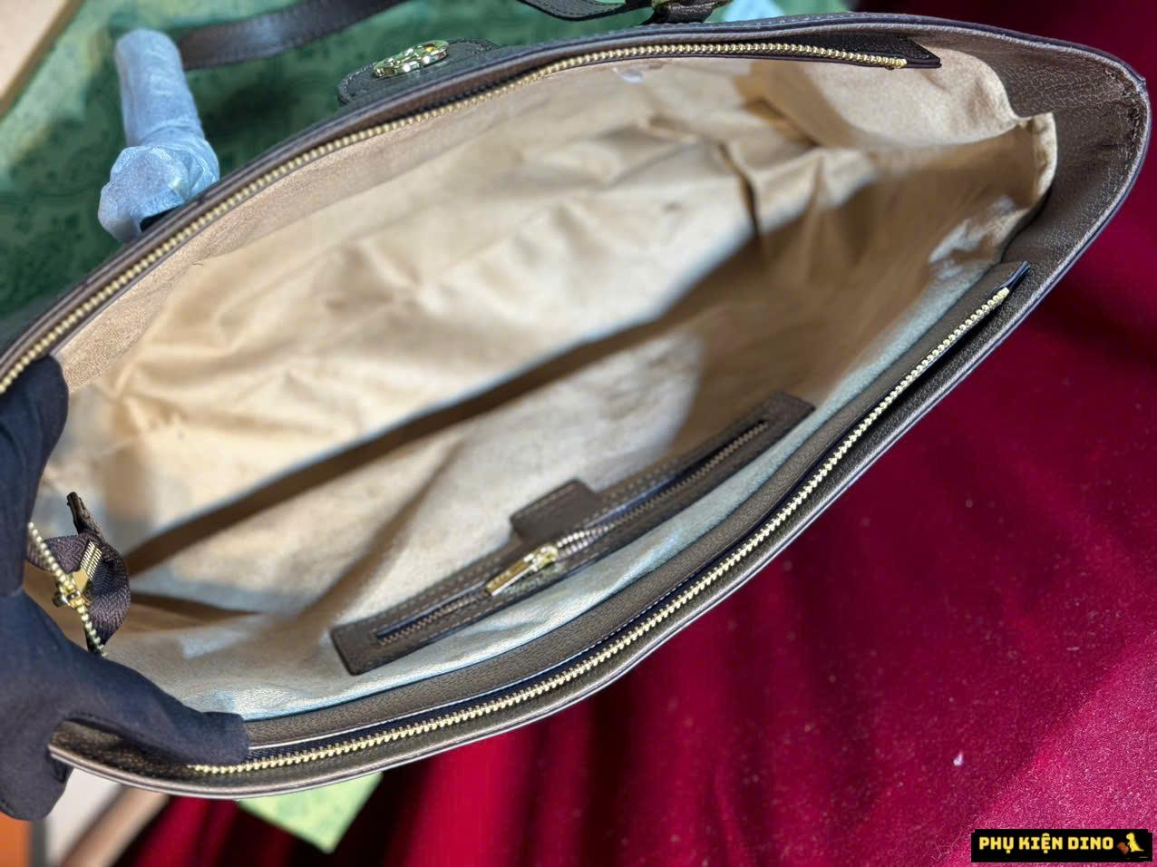 Túi Gucci Ophidia Large Tote Bag Có Khóa Kéo Fullbox Size 38 12 Túi Gucci Ophidia Size 38 Có Khóa Kéo Chống Rơi Đồ Fullbox