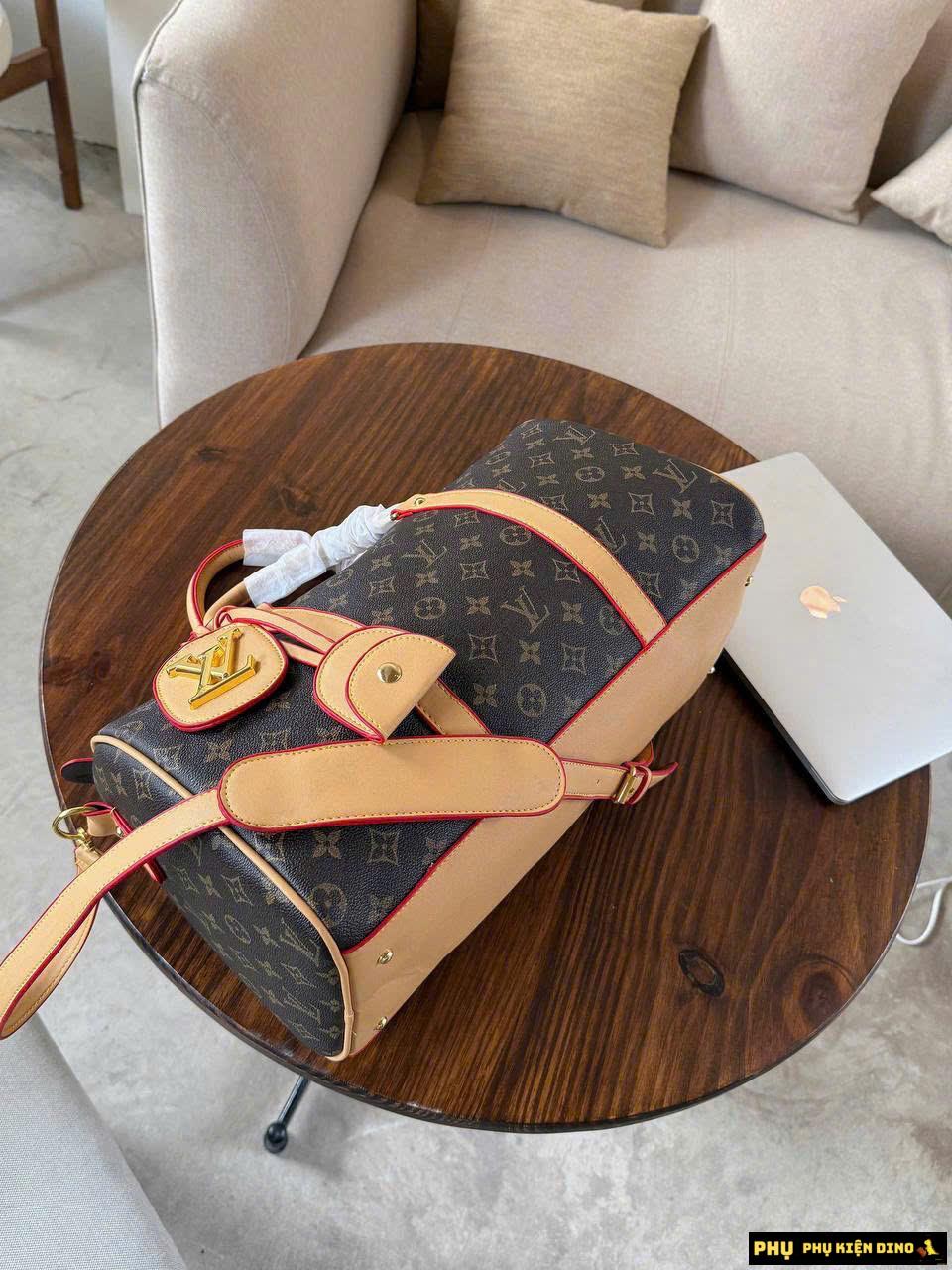 Túi Trống Du Lịch Louis Vuitton LV Brown 13 Túi Louis Vuitton Monogram Brown Travel Bag For Men Women