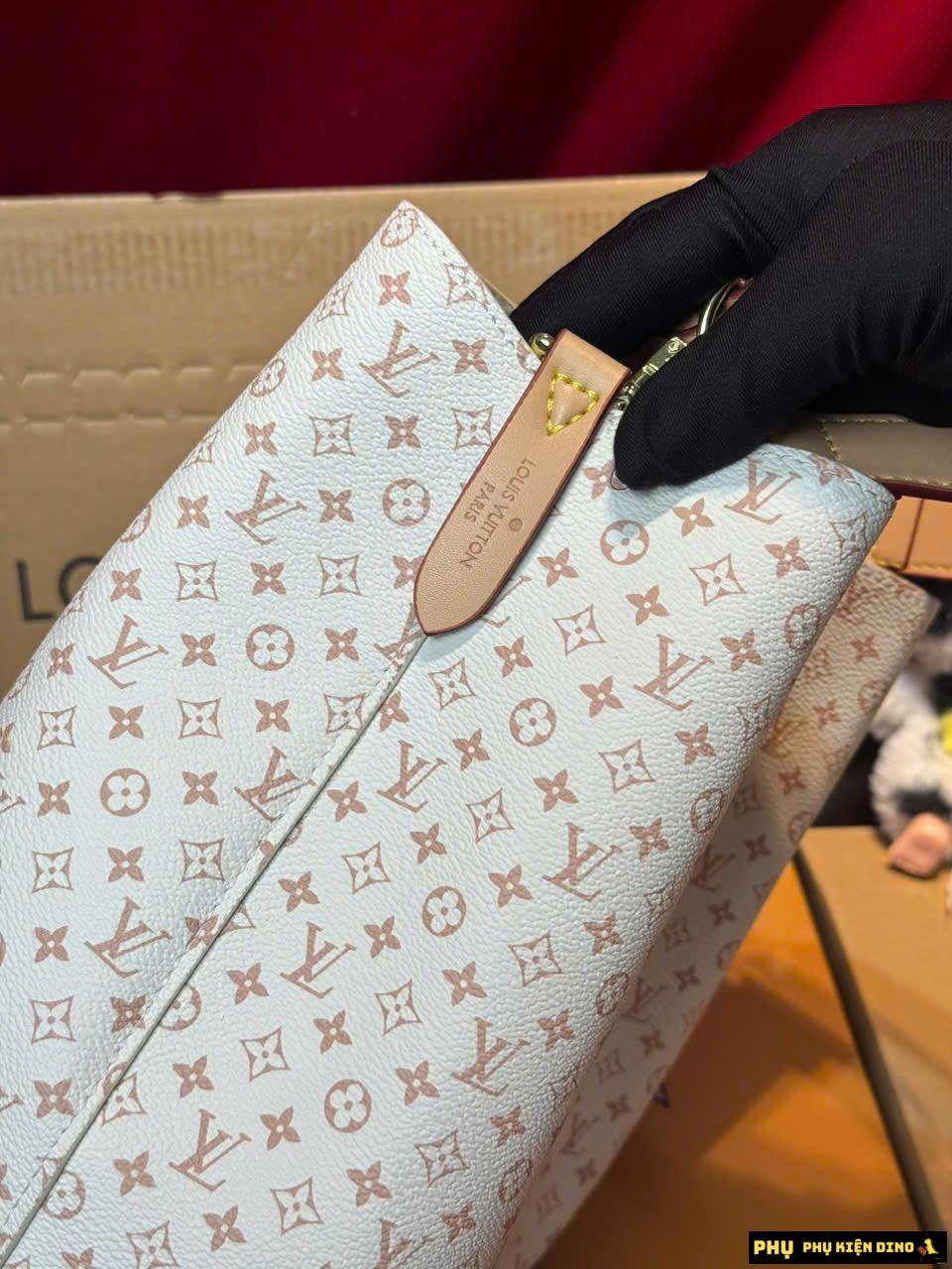 Túi Louis Vuitton LV Neonoe BB Size 21 Fullbox 7 Túi Louis Vuitton Neonoe BB Size 21 Dáng Giỏ Màu Trắng Fullbox