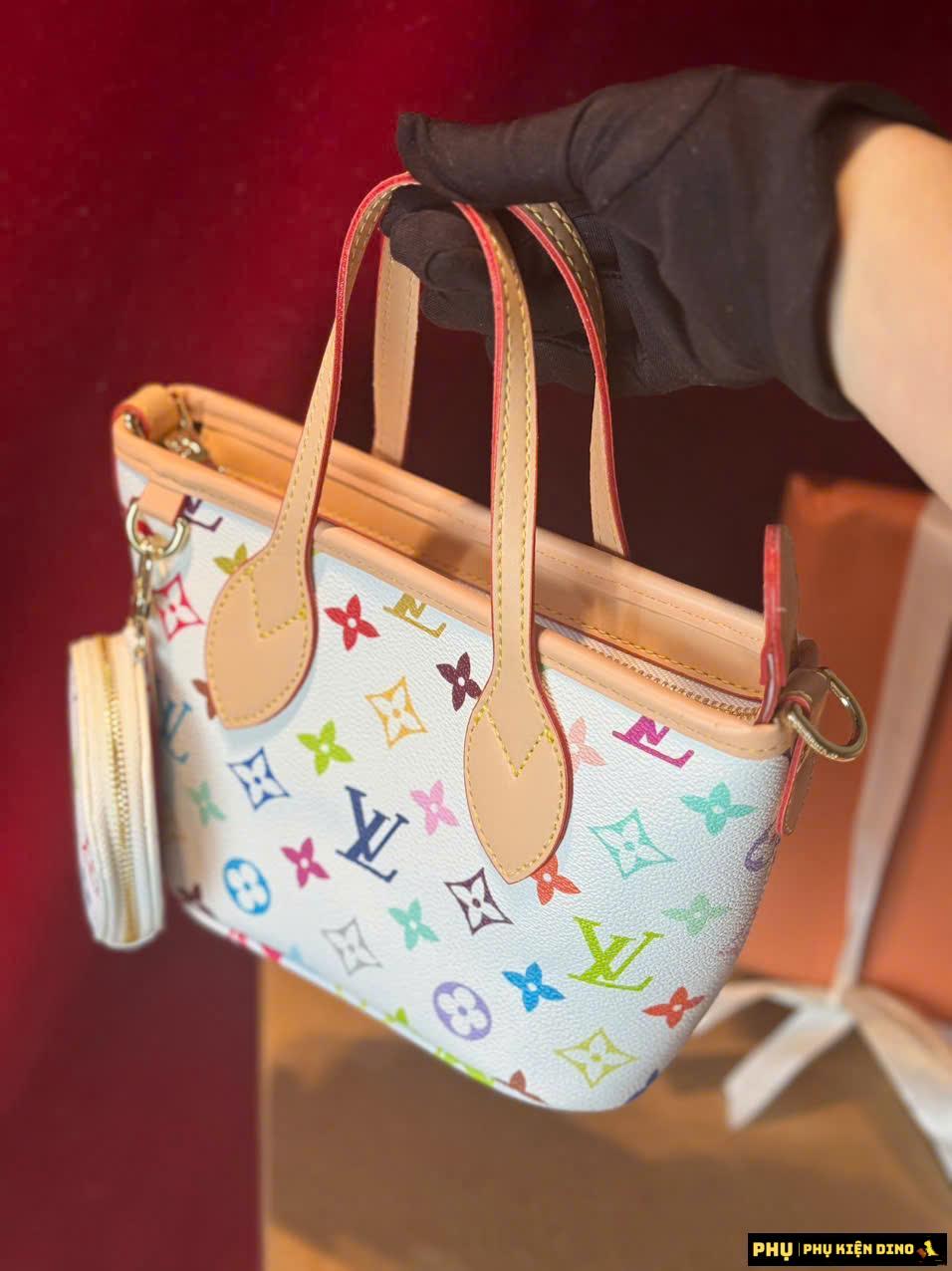 Túi Louis Vuitton LV Neverfull Mini Size 20 Tặng Kèm Ví Nhỏ Fullbox 5 Túi Louis Vuitton Neverfull Mini Size 20 Kèm Ví Nhỏ Bản Đẹp Fullbox
