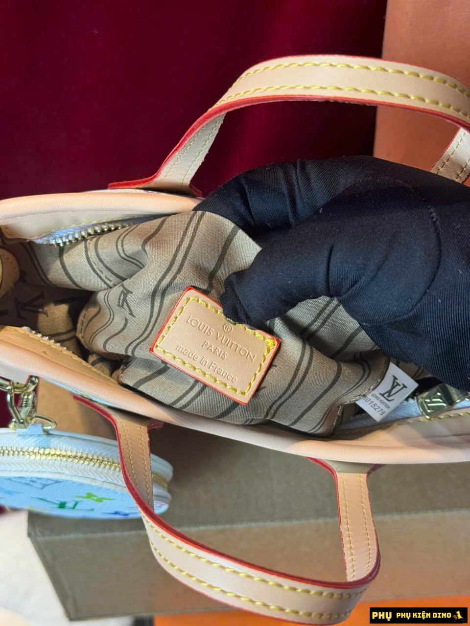 Túi Louis Vuitton LV Neverfull Mini Size 20 Tặng Kèm Ví Nhỏ Fullbox 8 Túi Louis Vuitton Neverfull Mini Size 20 Kèm Ví Nhỏ Sang Trọng Fullbox