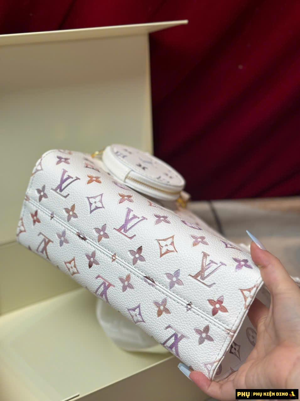 Túi Louis Vuitton OnTheGo PM M25770 Hoạ Tiết Monogram Nhiều Màu Túi Louis Vuitton OnTheGo PM M25770 Hoạ Tiết Monogram Nhiều Màu