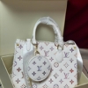 Túi Louis Vuitton LV OnTheGo PM Size 25 Fullbox M25770 16 Túi Louis Vuitton OnTheGo PM Size 25 White Multi Color Monogram Fullbox
