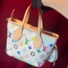 Túi Louis Vuitton LV Neverfull Mini Size 20 Tặng Kèm Ví Nhỏ Fullbox 12 Túi LV Neverfull Mini Size 20 White Multi Color Monogram Luxury Bag