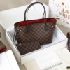 Túi Louis Vuitton LV Neverfull MM DE N40599 Size 28 Size 33 22 Túi LV Neverfull MM Nâu Caro Kèm Ví Nhỏ