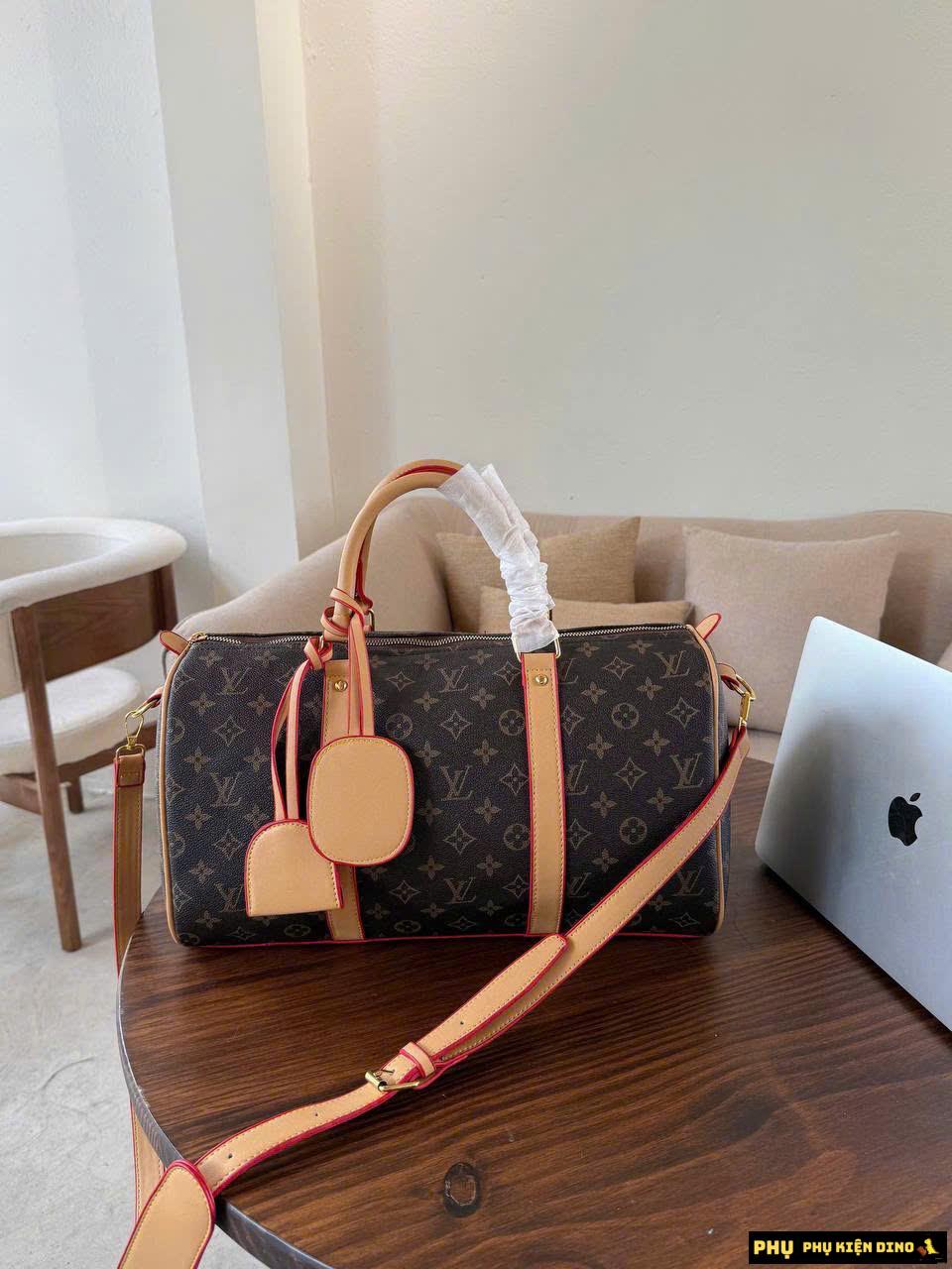 Túi Trống Du Lịch Louis Vuitton LV Brown 1 Túi Trống Du Lịch Louis Vuitton LV Brown