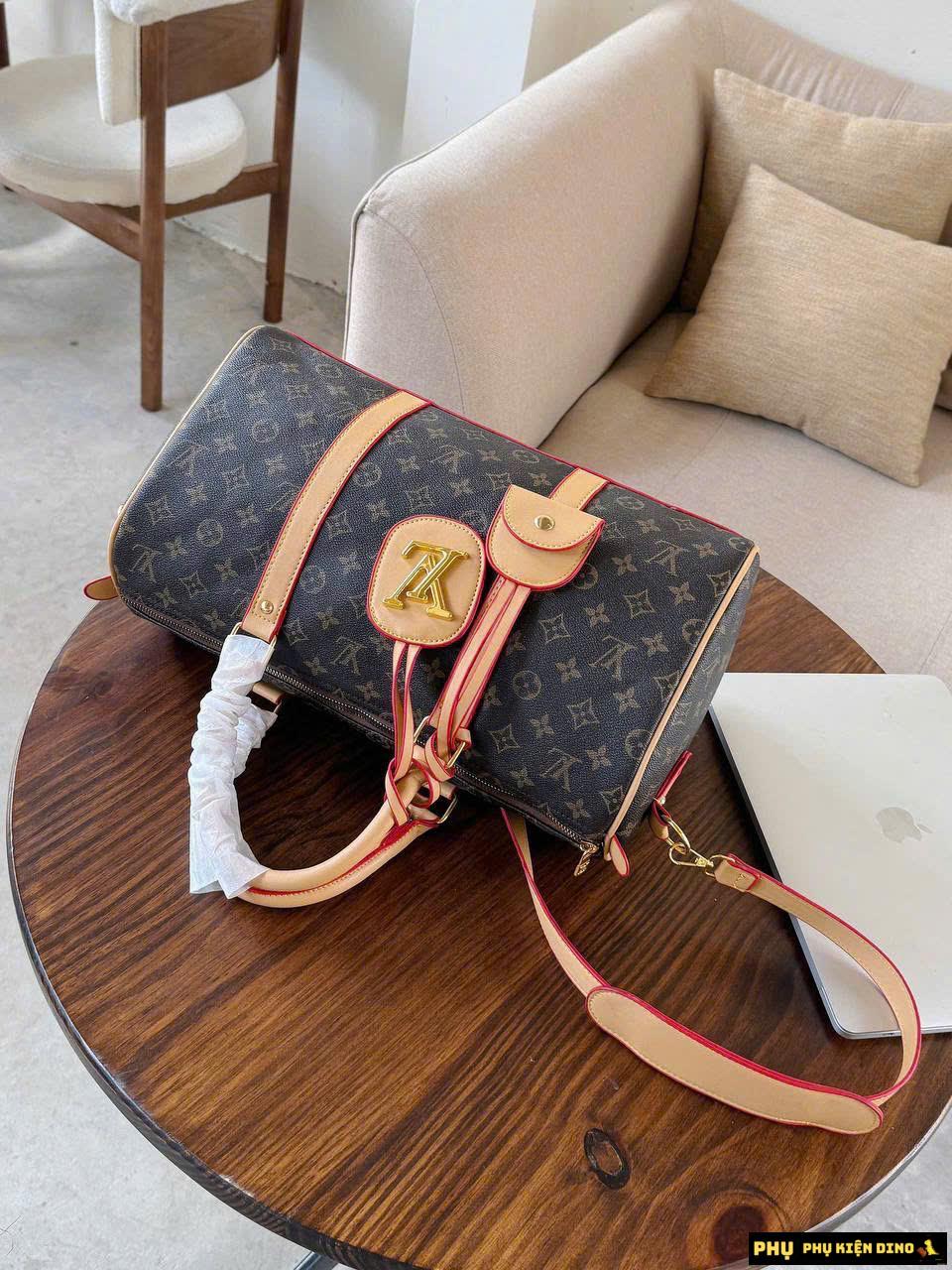 Túi Trống Du Lịch Louis Vuitton LV Brown 6 Túi Xách Du Lịch LV Monogram Brown Cao Cấp