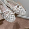 Giày Bệt Lưới MIJILI Summer Mesh Ballet Flats Fullbox Màu Trắng Đen 24 Giày MIJILI Summer Mesh Flats Cream Edition Fullbox